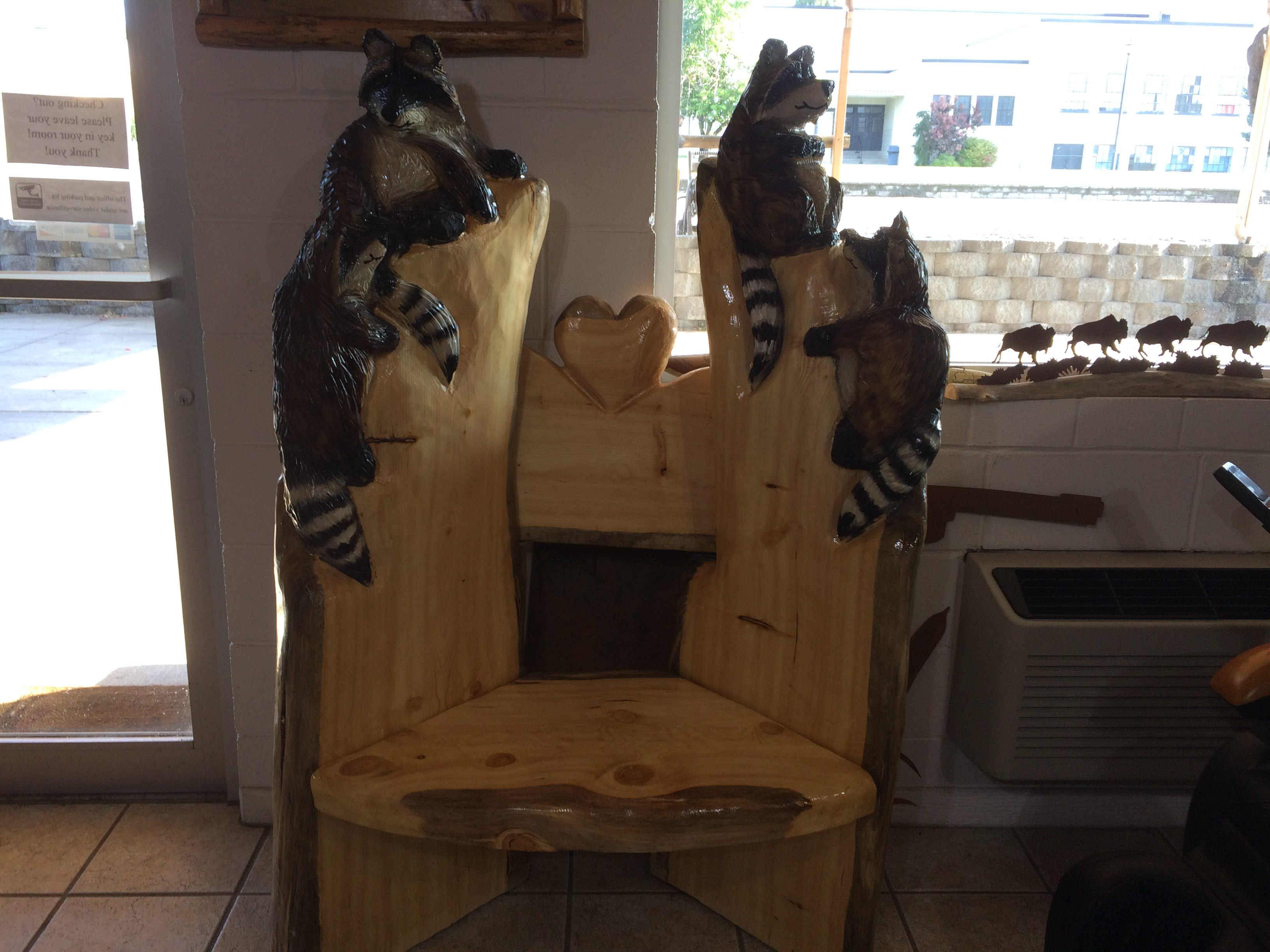 Racoon chair