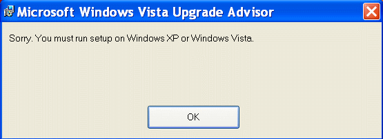 IMAGE: Sorry, you must run Windows XP